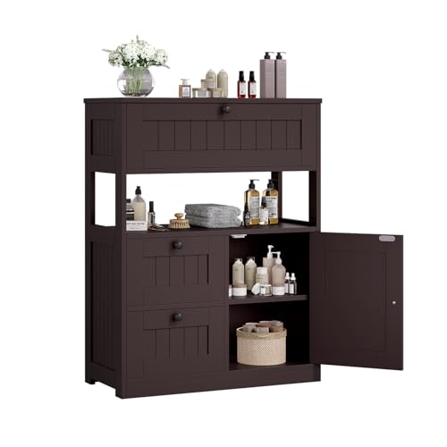 Modern Bathroom Floor Storage Cabinet