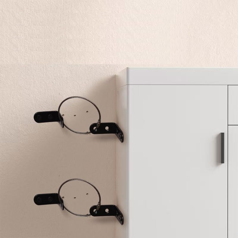 Furniture Anchors Small Aesthetic Earthquake Straps for Furniture Dresser Wall Anti