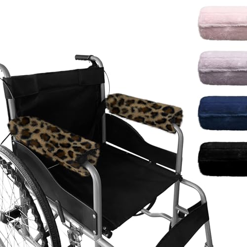 Wheelchair Armrest Pads Covers Fuzzy Desk Chair Arm Pads Soft