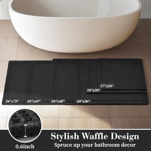 Waffle Design Bath Mat