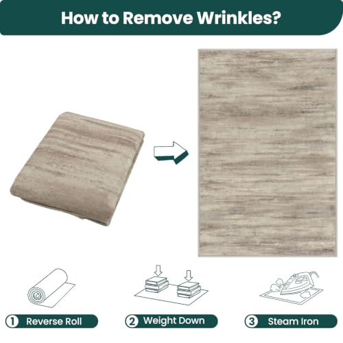 Abstrac Washable Rugs for Entryway