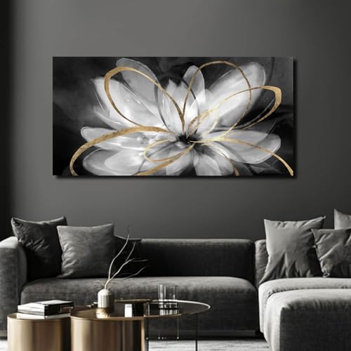 Canvas Wall Art Rustic Farmhouse Wall Decor Large Painting Black Landscape Abstract Art Kitchen Decor Men Bedroom Decor Poster Prints Mountain Huge Pictures