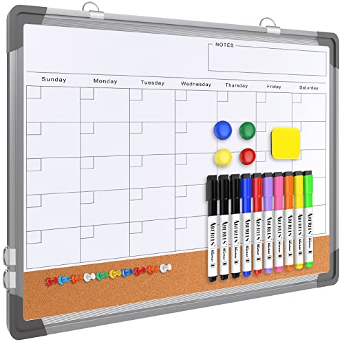 Monthly Calendar Whiteboard for Wall