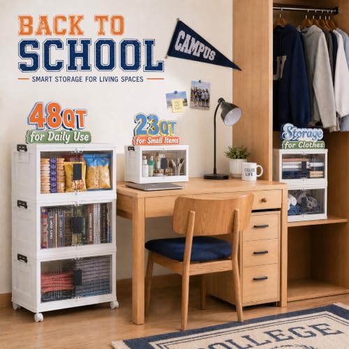 Storage Bins with Lids