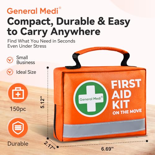 150 Pieces Mini First Aid Kit