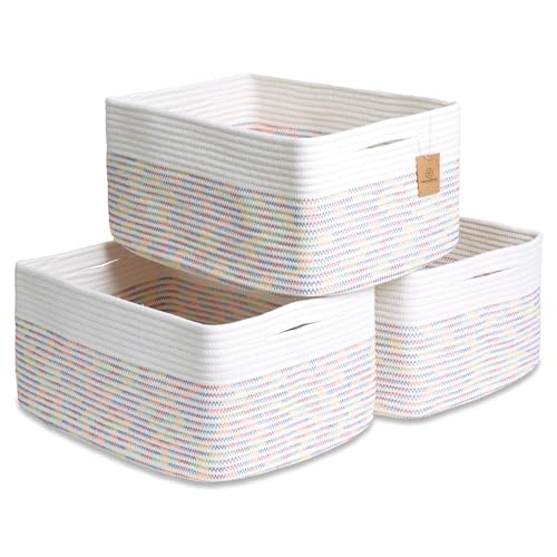 Storage Baskets 16.8" x 13" x 7.6" Bins 3