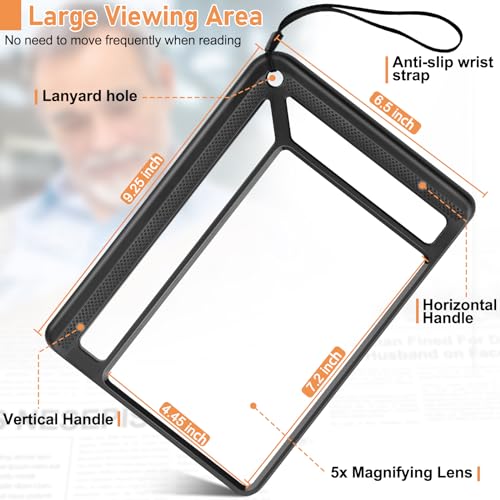 Full Page Magnifying Glass for Reading
