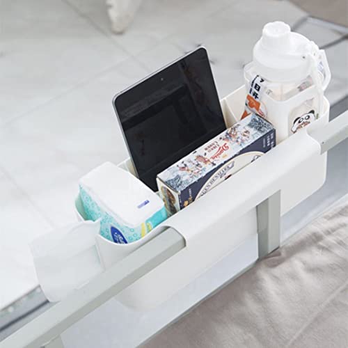 Bunk Bed Shelf with Shelf and Bedside Caddy for Dorm and Loft Bed Rails