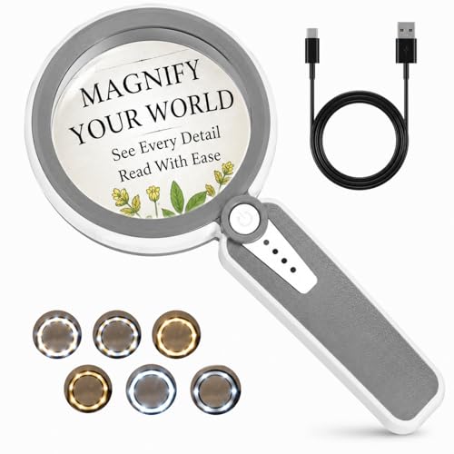 45X Magnifying Glass with Light