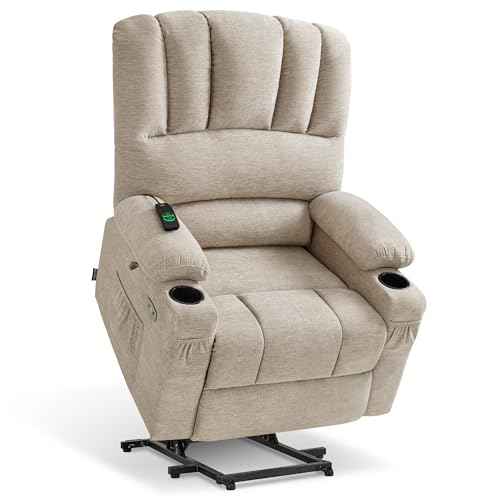 Power Lift Recliner Chair Sofa with Massage and Heat for Elderly People