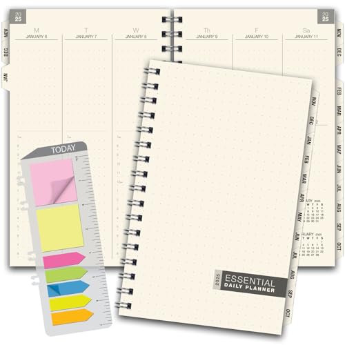 ESSENTIAL 2026 Monthly & Weekly Planner with Tabs