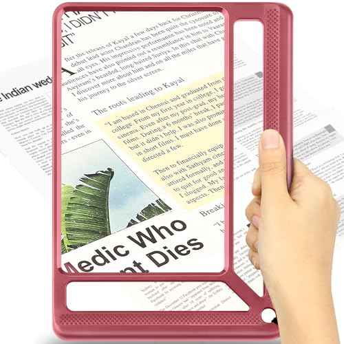 Full Page Magnifying Glass for Reading