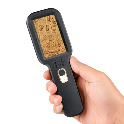 Handheld Digital Microscope 500X with Dual Lens＆3" Screen