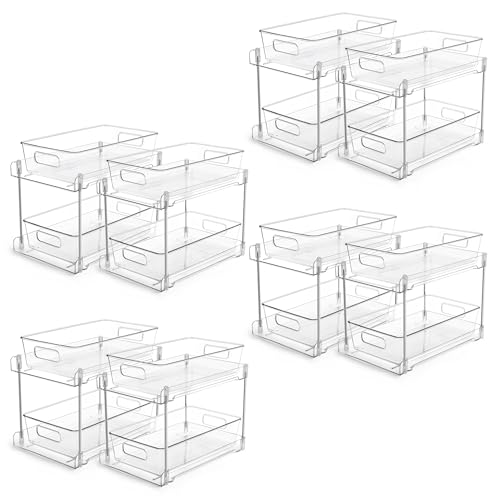 4 Pack Bathroom Organizer