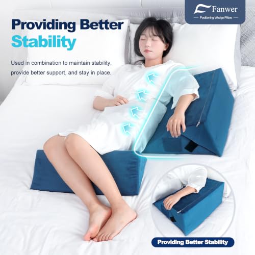 Positioning Wedge Pillow for Side Sleeping