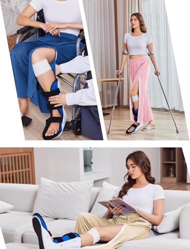 Tear Away Pants for Women Side Slit Snap Sweatpants Loose Fit Post Surgery Casual Adaptive Clothing with Pockets