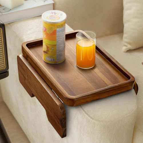 Couch Arm Table with Phone