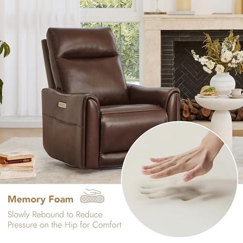 Genuine Leather Recliner Chair for Adults