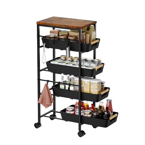 5 Tier Kitchen Storage Cart