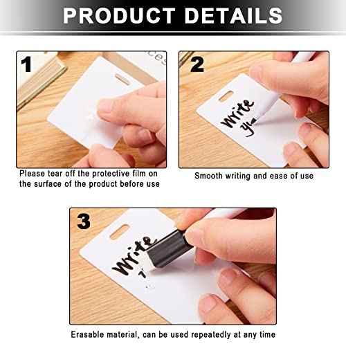 24 Packs Mini Dry Erase Board