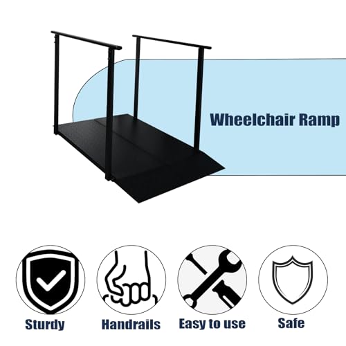 Wheelchair Ramp with Handrails