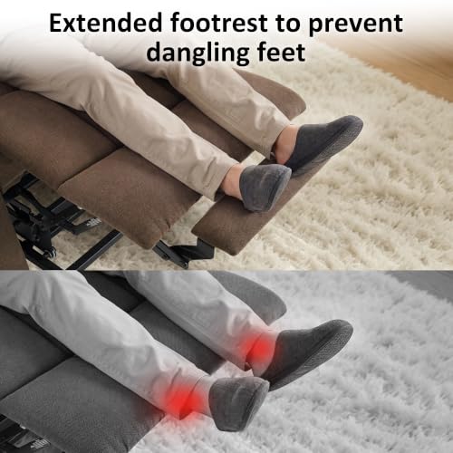 Power Lift Recliner Chair with Extended Footrest for Elderly People