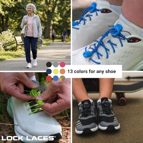 Elastic No Tie Shoelaces for Kids & Adults