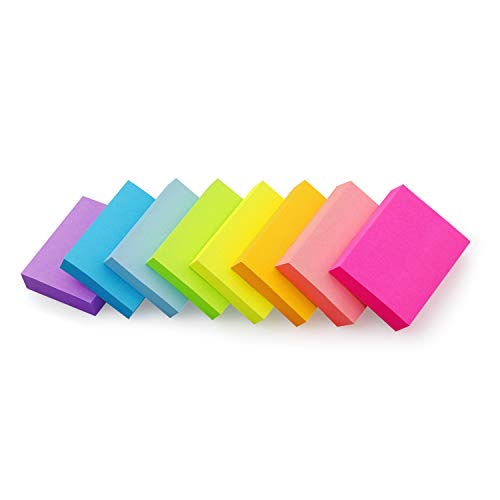 1.5x2 Sticky Notes Bright Colors Self