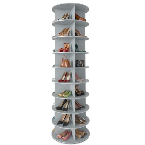 7 Tier Rotating Shoe Rack Tower