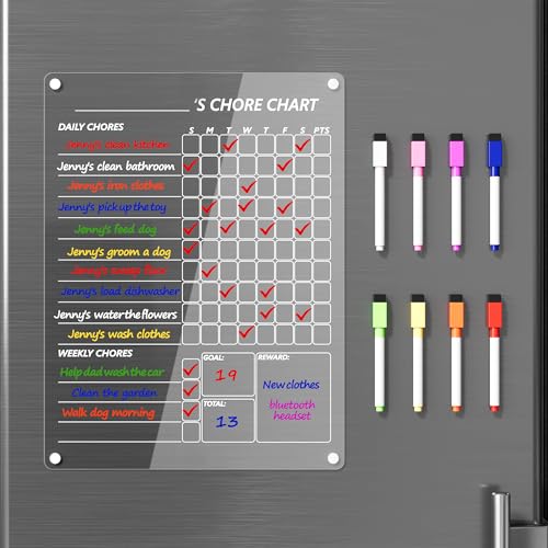 Acrylic Magnetic Calendar for Fridge