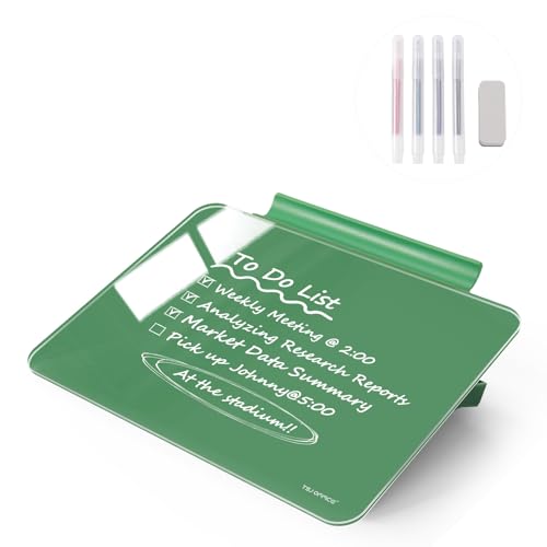 Small Desktop Glass Whiteboard