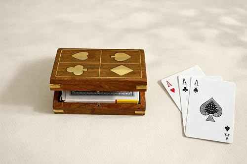 Wooden Playing Card Box