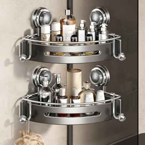 Corner Shower Caddy Suction Cup 1