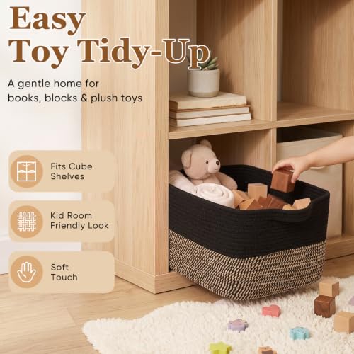 Woven Storage Basket for Shelves