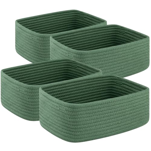 4 Pack Small Storage Shelf Baskets for Organizing