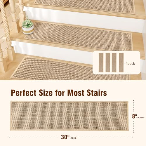 Stair Treads Non Slip Stair Runner for Wooden Steps Stairs Carpet Treads Indoor Staircase Covers Mat