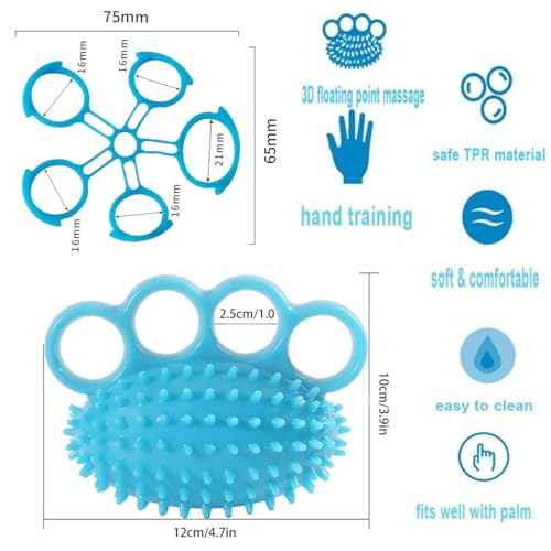 Hand Exerciser Ball and Finger Stretcher