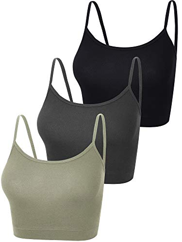 Women Cropped Cami Tank Tops