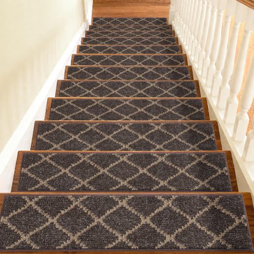 Non Slip Stair Treads for Wooden Steps Indoor