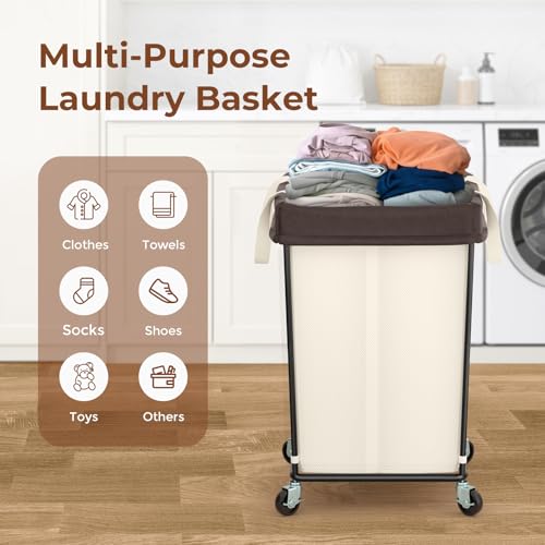 Laundry Hamper with Wheels