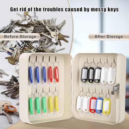 Key Cabinet Wall Mount with Lock