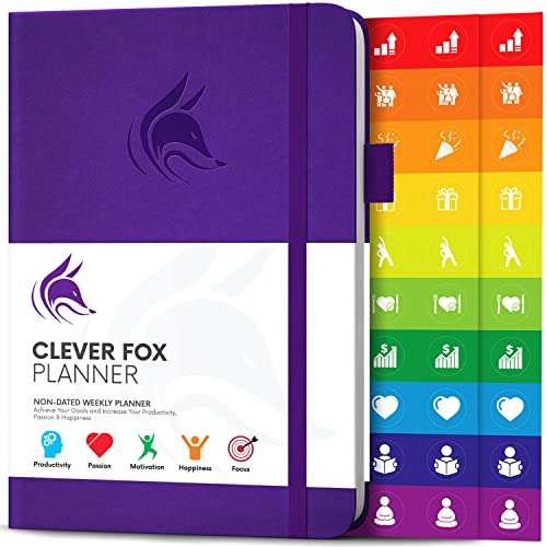 Planner Undated Weekly & Monthly Planner for Productivity