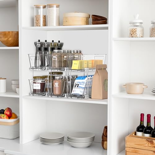 SimpleHouseware 2Tier Basket Drawer Cabinet Pull