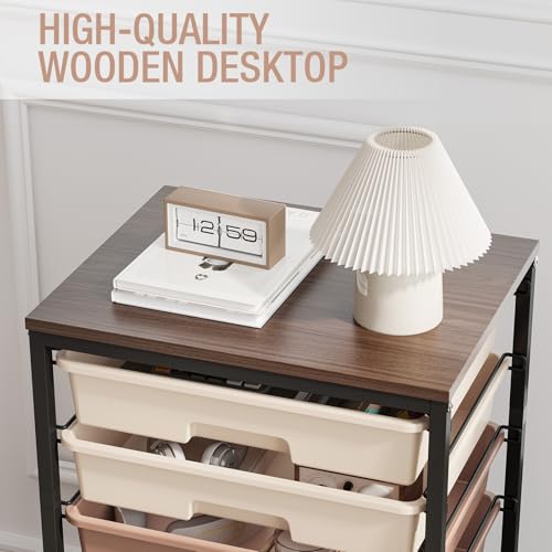 Rolling Storage Cart with 8 Drawers