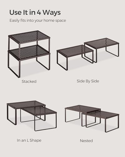 Spice Racks Metal Cabinet Shelf Organizers
