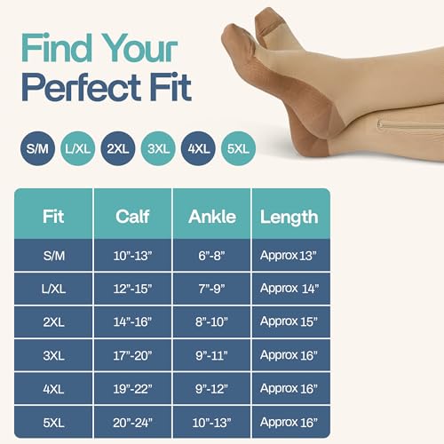 Zipper Compression Socks for Men & Women