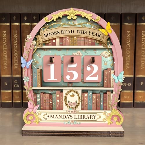 Personalized Books Read This Year Counter