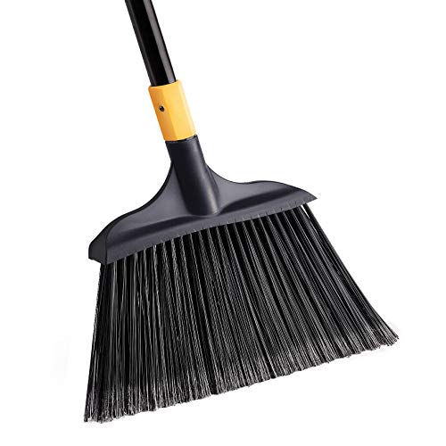 Heavy Duty Broom Outdoor Commercial for Courtyard Garage Lobby Mall Market Floor Home Kitchen Room Office Pet Hair Rubbish 54Inch