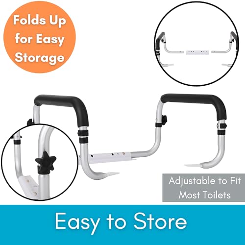 Toilet Seat Safety Rail for Seniors