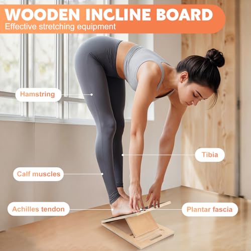 Portable Slant Board for Calf Stretching